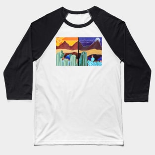 A Split Scene Baseball T-Shirt